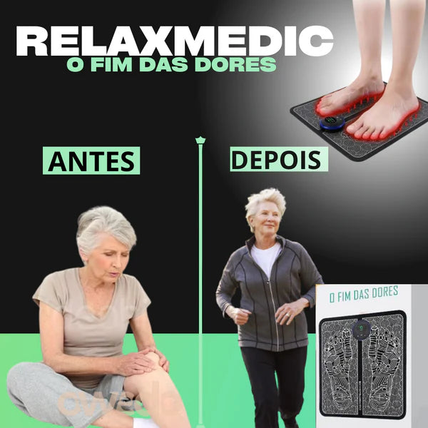 Massageador RelaxMedic® - Reduz Dores e Inchaços