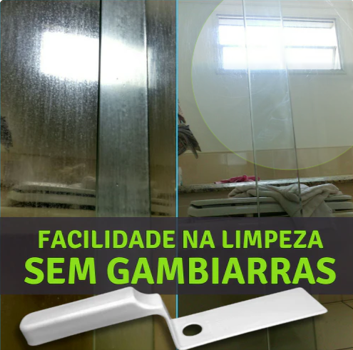 Limpador de Transpasse Espatula + 3 Refil Limpador Box Vidro